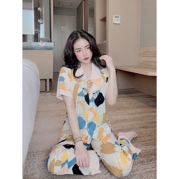 Bộ lụa Mang️ Tay ngắn chất liệu mango cao cấp [KÈM ẢNH THẬT+VIDEO]
