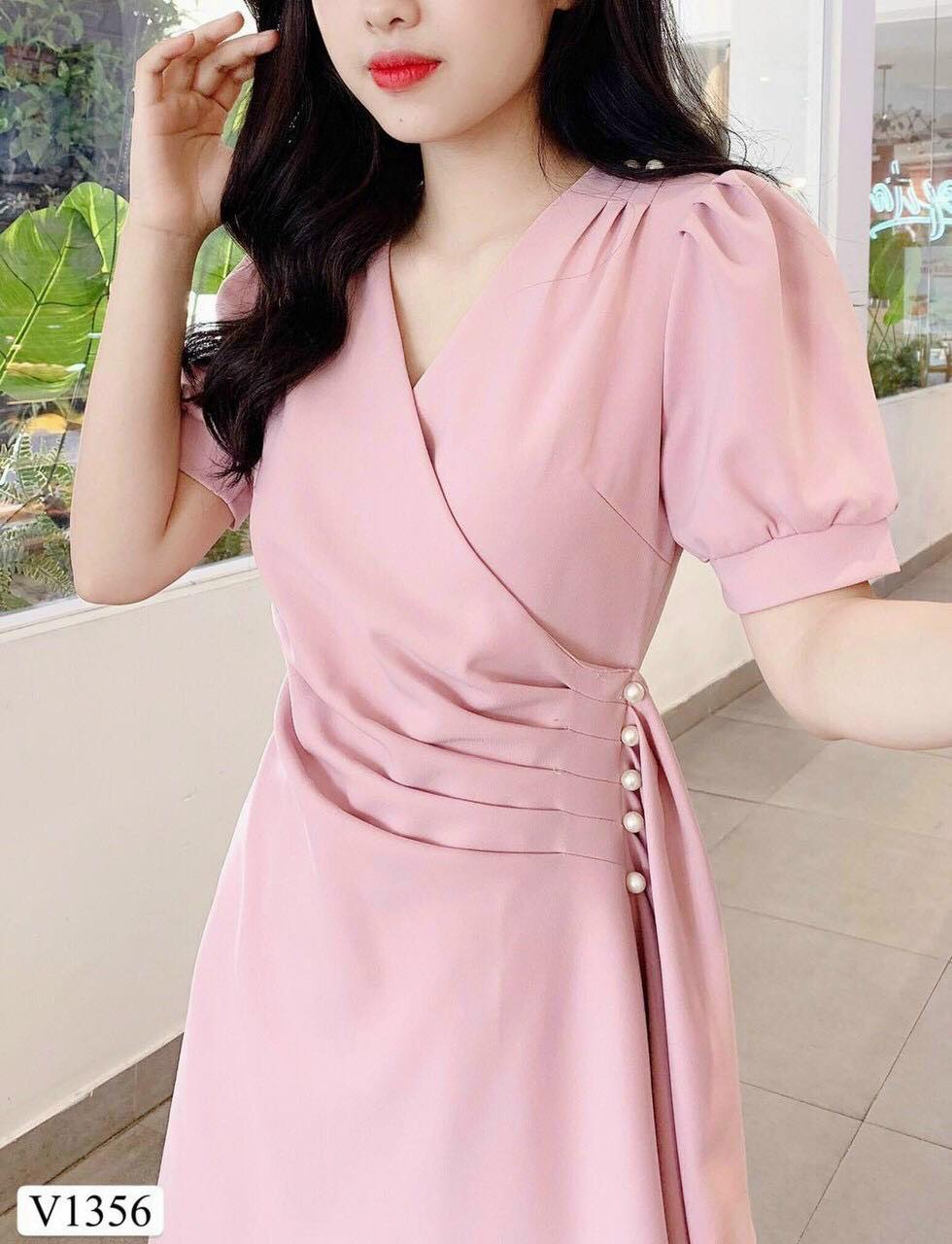 [HCM]ĐẦM XÒE DỰ TIỆC CỔ TIM XOẮN EO DỄ THƯƠNG