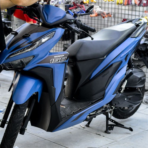 Tem trùm vario xanh đen, tem xe vario, team vario, tem dán xe máy, tem vario 150, team xe vario, tem vario xanh đen