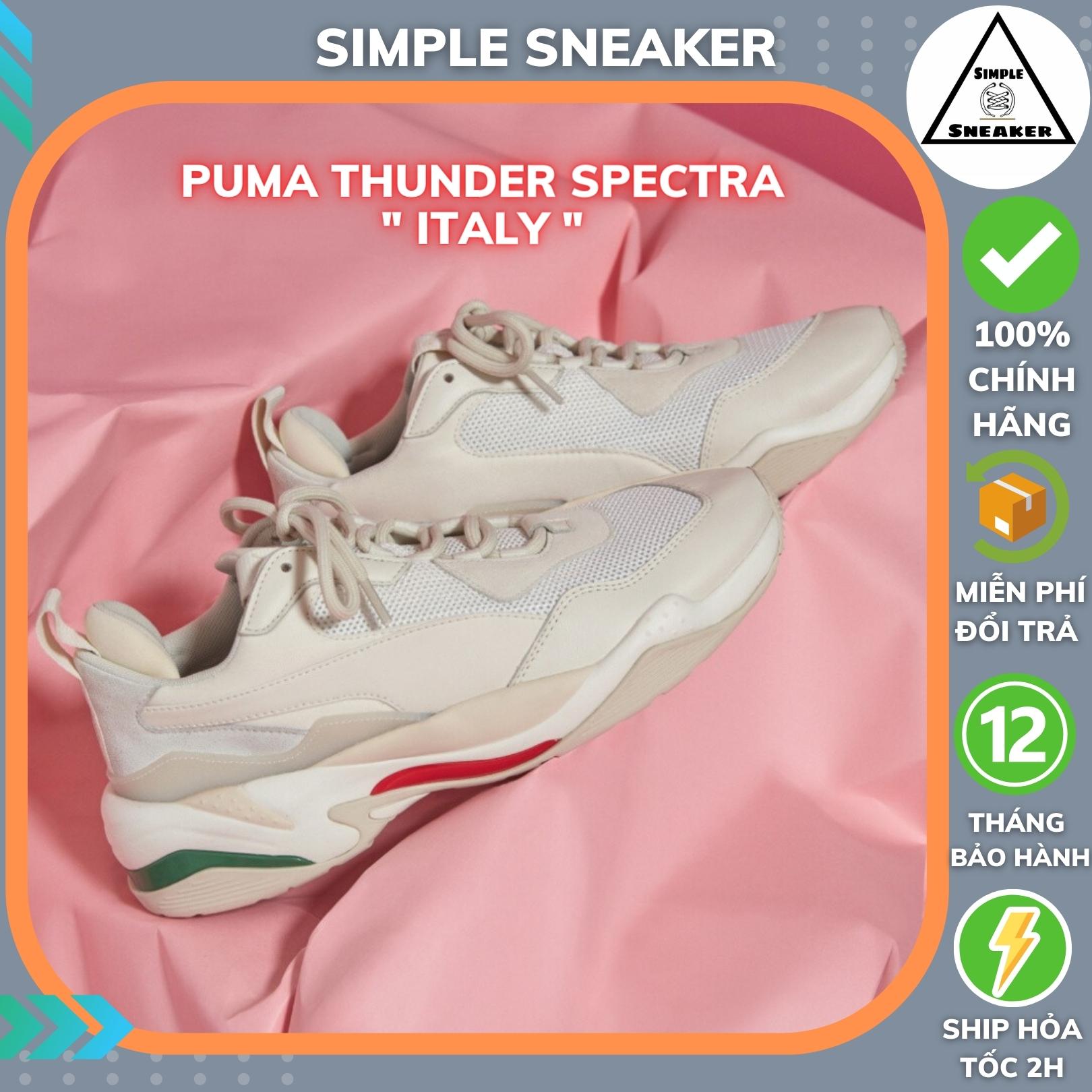 Giày Puma Thunder Chính Hãng - Puma Thunder Spectra Italy Flag White [36751612]-Giày Thể Thao Puma Chuẩn Auth - Simple Sneaker