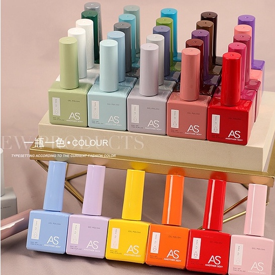 [Tặng Hộp + Bảng Màu] Set 60 Chai Sơn Gel AS | Tặng Base Top Cứng Móng