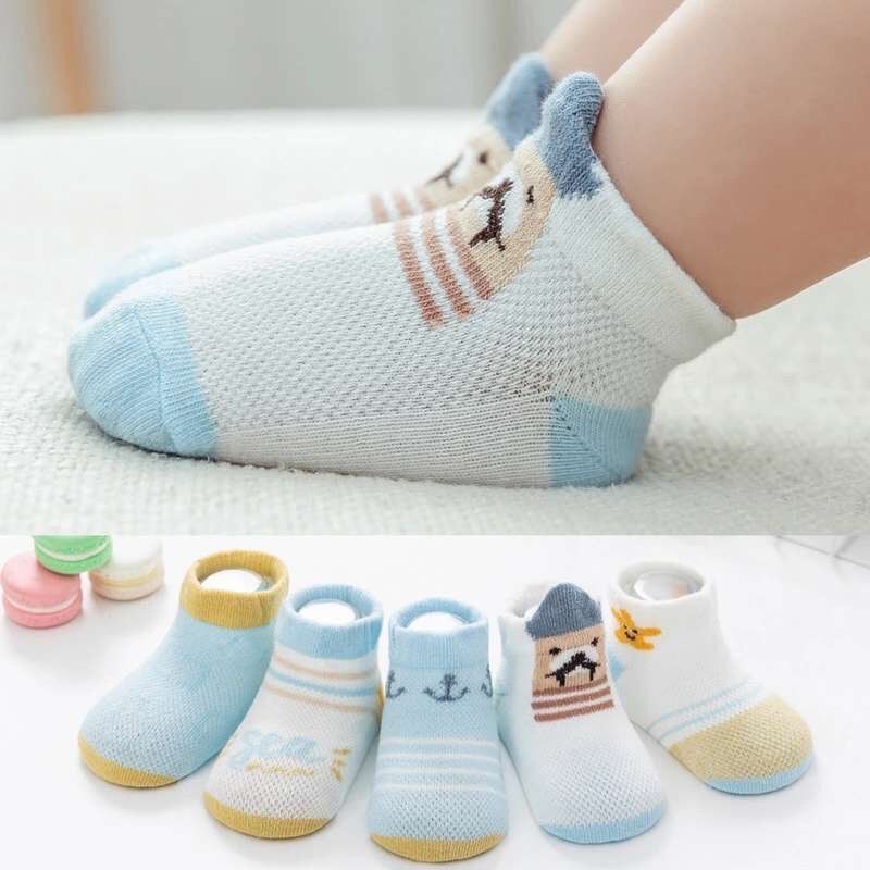 tất lưới cổ cao mùa hè cho bé (set 5 đôi)
