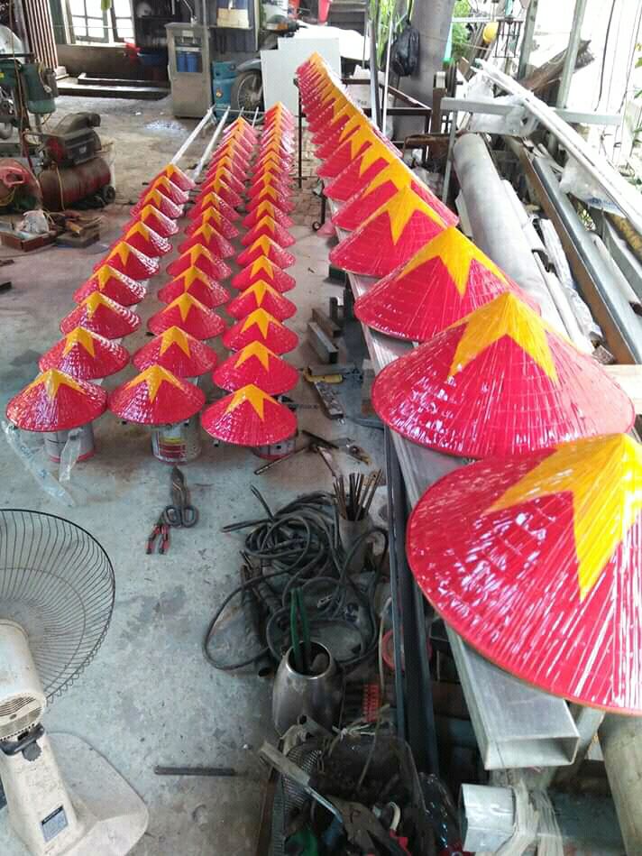 Nón lá cờ đỏ sao vàng size 32cm (0978945425)