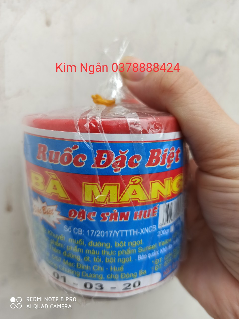 [HCM]Mắm Ruốc Bà Mảng - Đặc Sản gốc Huế