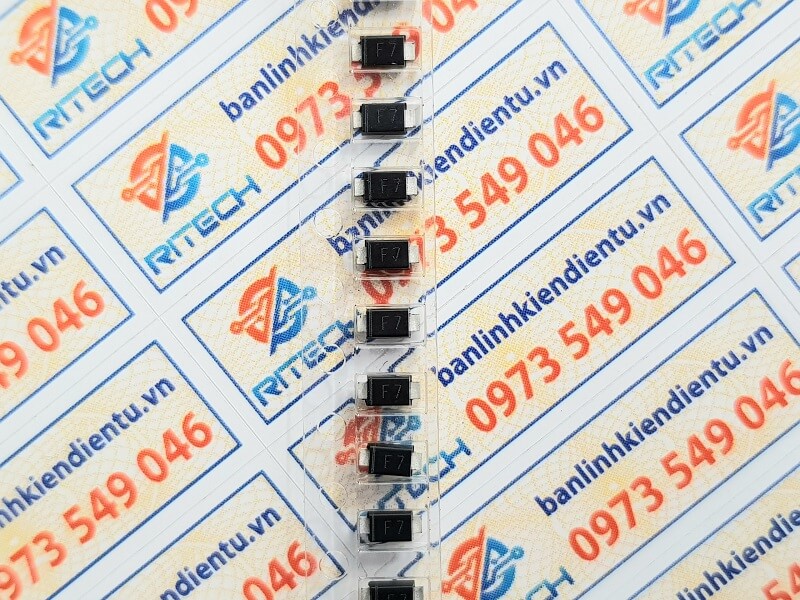 Fr107 ký hiệu f7 diode 1a/1000v sod123
