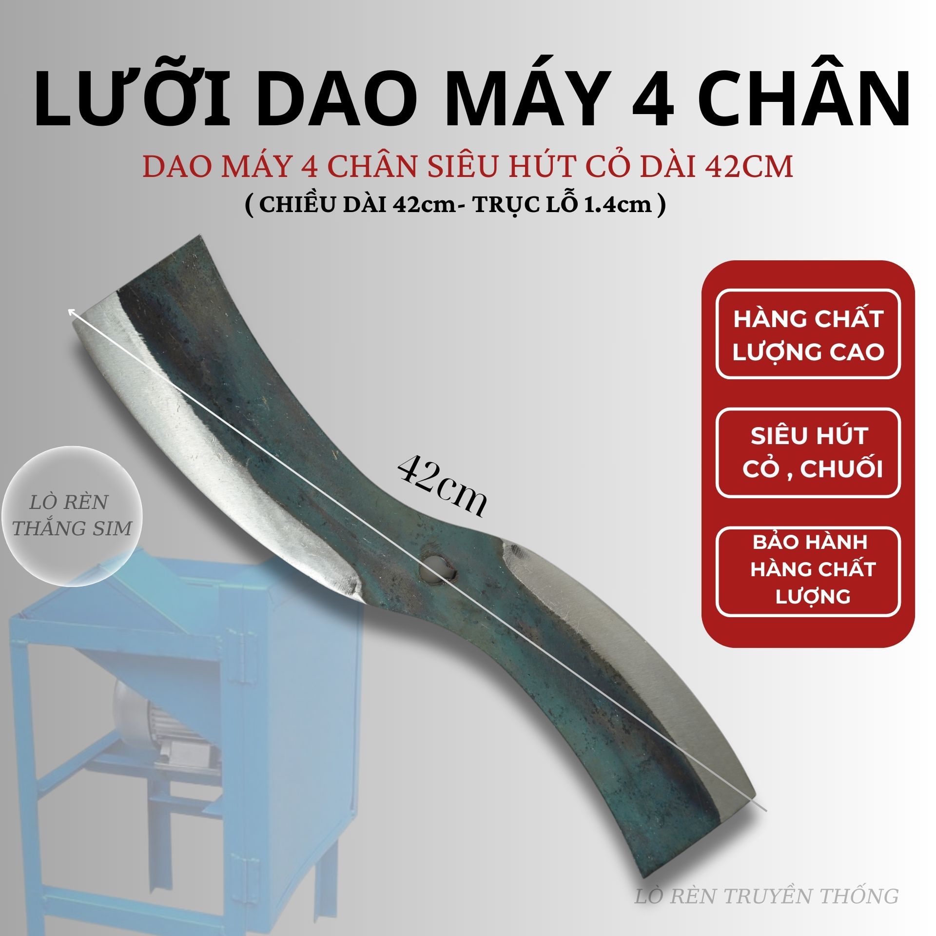 Lưỡi dao máy thái chuối