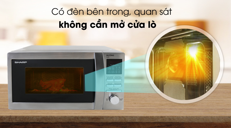 Lò vi sóng Sharp R-G620 VN (ST) 20 lít