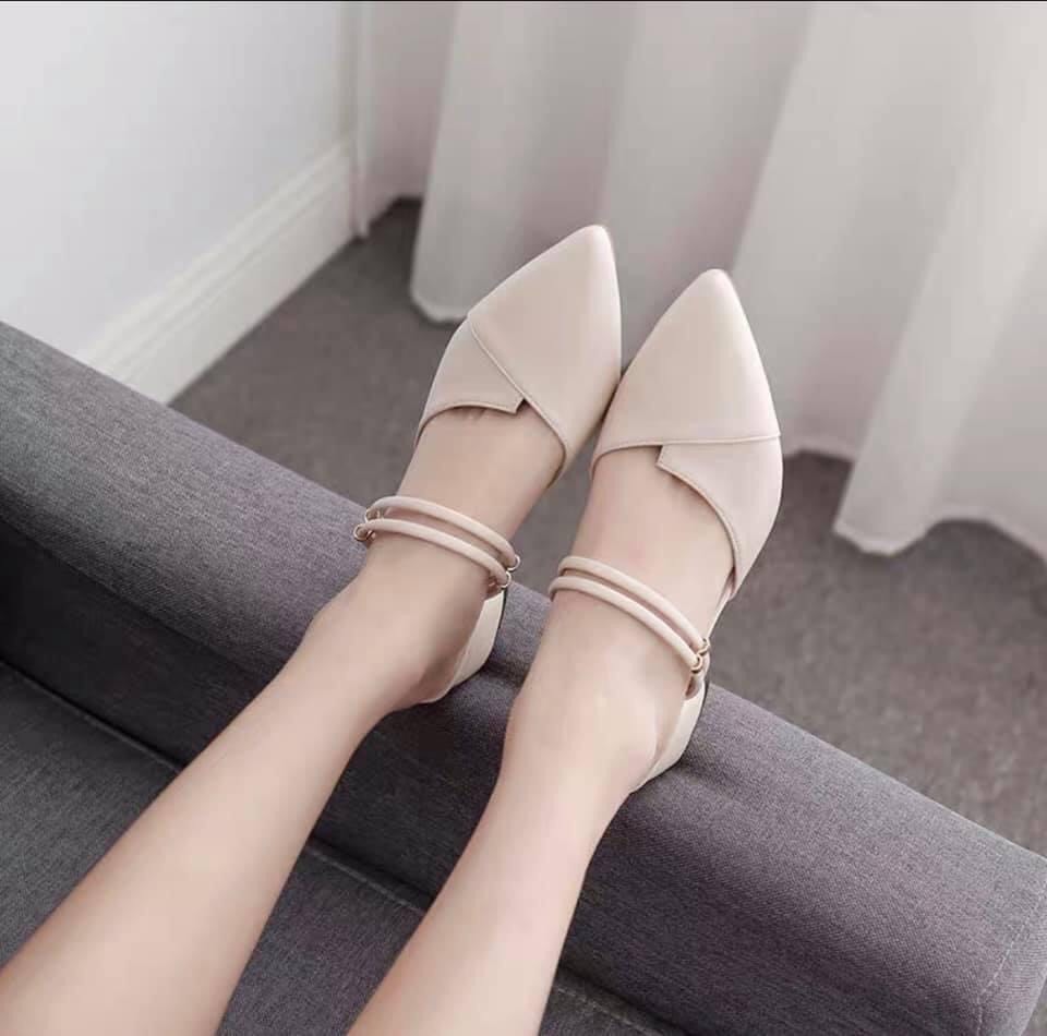 [Hoàn tiền 15%]Dép sục búp bê nữ vá mũi siêu xinh-SU11