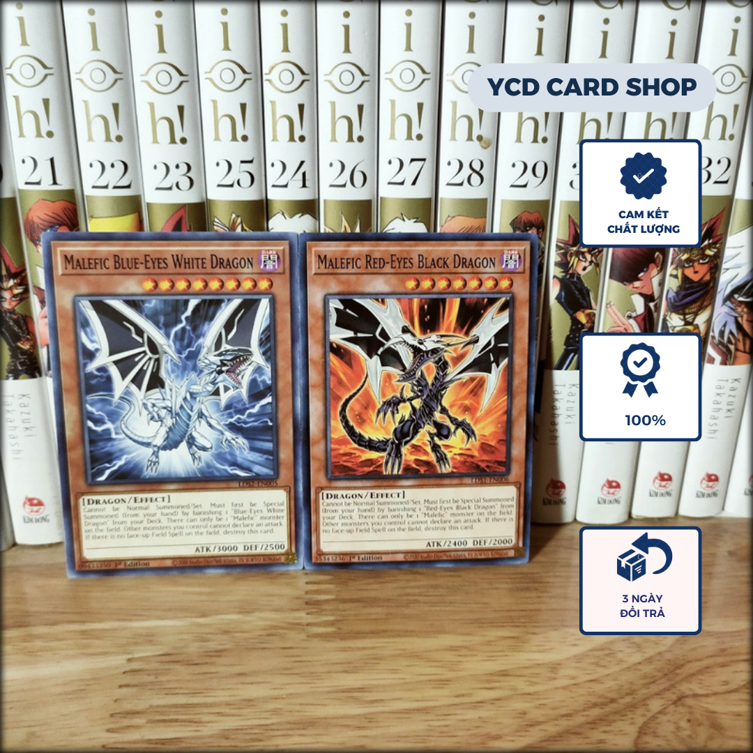 Thẻ bài yugioh chính hãng set 2 Malefic Dragon– Common