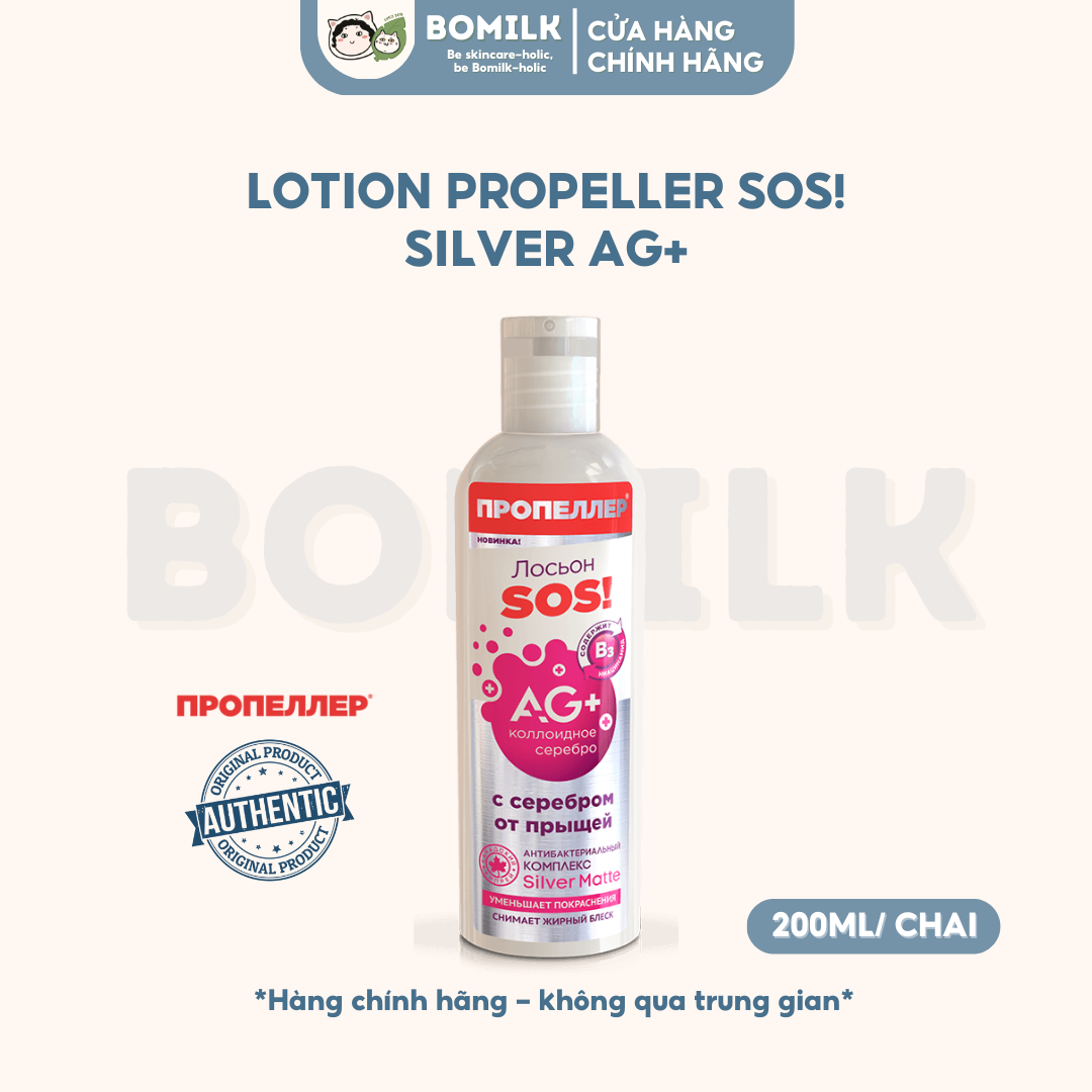 Nước hoa hồng SOS Propeller Silver