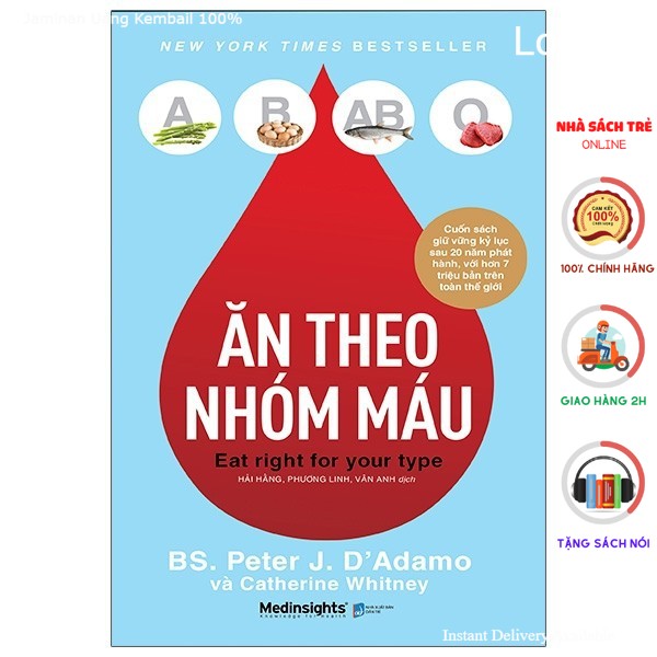 Sách - Ăn Theo Nhóm Máu [AlphaBooks]