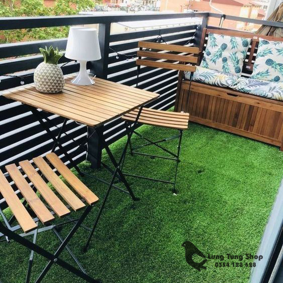 [ 1 mét vuông ] Thảm cỏ nhựa nhân tạo cao cấp ( cỏ cao 2cm )