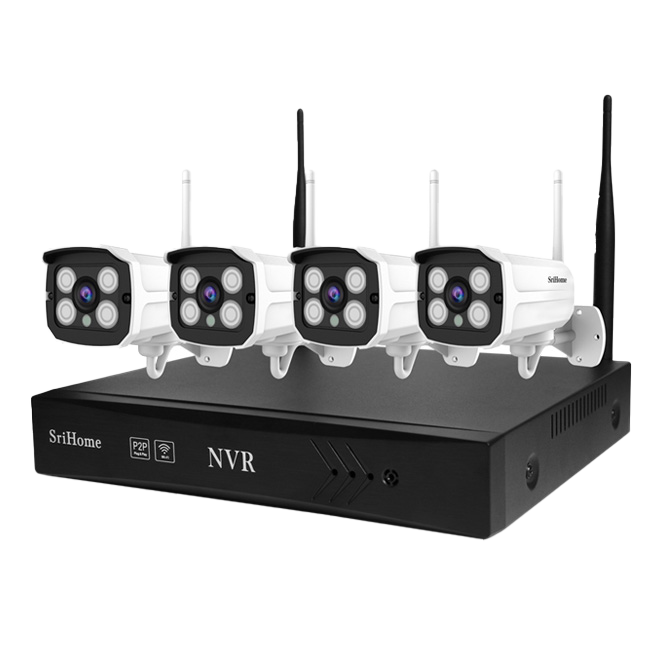 BỘ KIT CAMERA WIFI 1 ĐẦU GHI + 4 MẮT CAMERA 720P