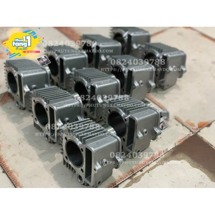 Lòng Nhôm 67Mm Dày 78Mm Piston 54Mm