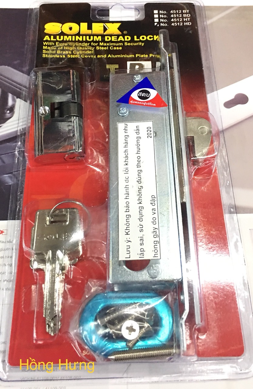 [HCM]KHÓA LÙA CỬA NHÔM SOLEX 4512HD