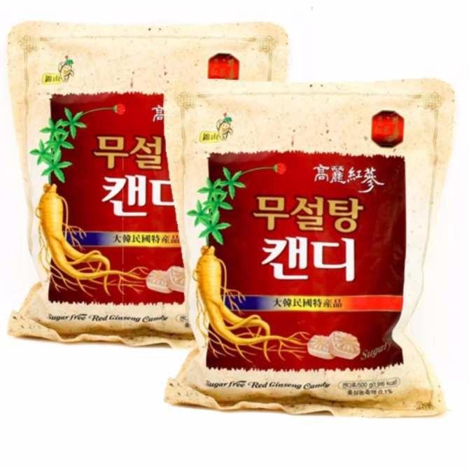 Kẹo Nhân Sâm Không Đường Hàn Quốc 500g