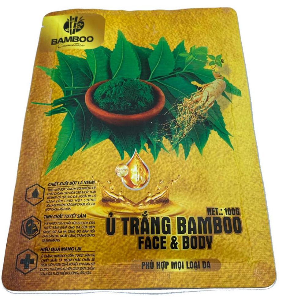 [HCM]Ủ trắng face và body Bamboo