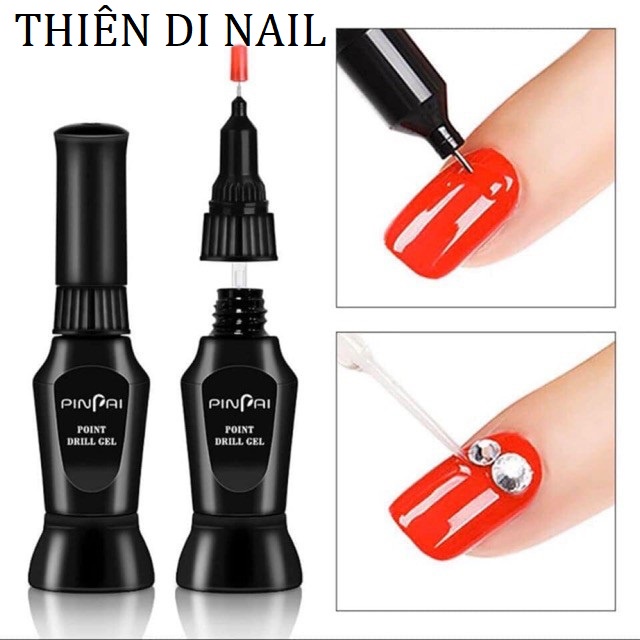 Bút nhả gel đính đá MOON NAIL