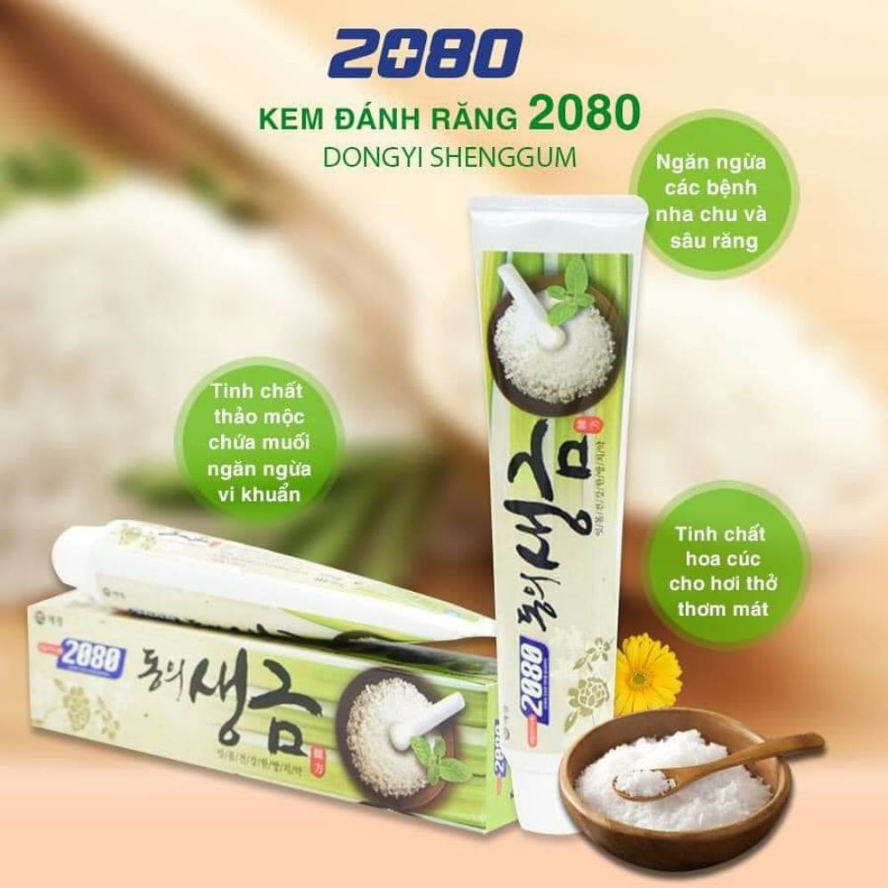 (HÀNG CHÍNH HÃNG) KEM ĐÁNH RĂNG CAO CẤP 2080 MUỐI