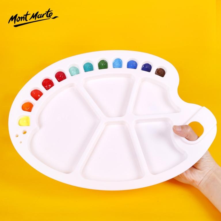 Khay Pha Màu nhựa Oval Mont Marte (Palette)