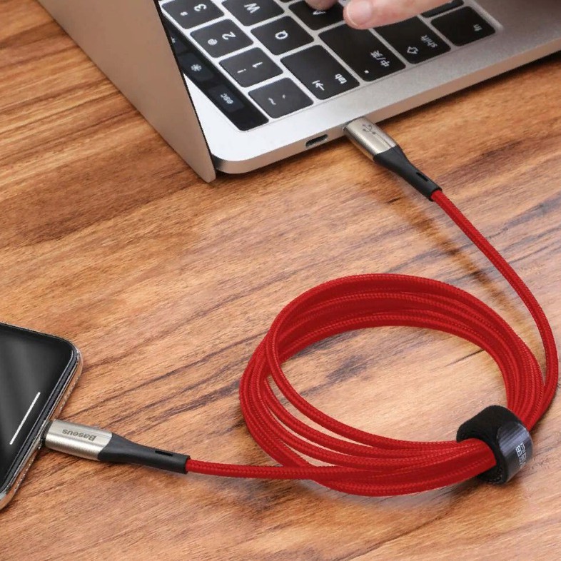 [ PD 20W 1.3m ] Cáp Sạc Nhanh PD Type C to Lightning Baseus water drop Data PD (20W C to iPhone Cable)
