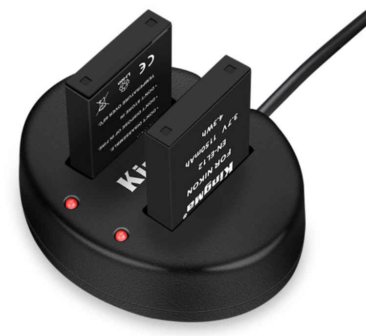 Bộ 2 pin 1 sạc đôi Kingma EN-EL12