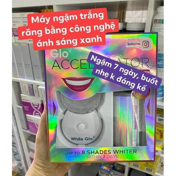 Máy làm trắng răng White Glo Úc
