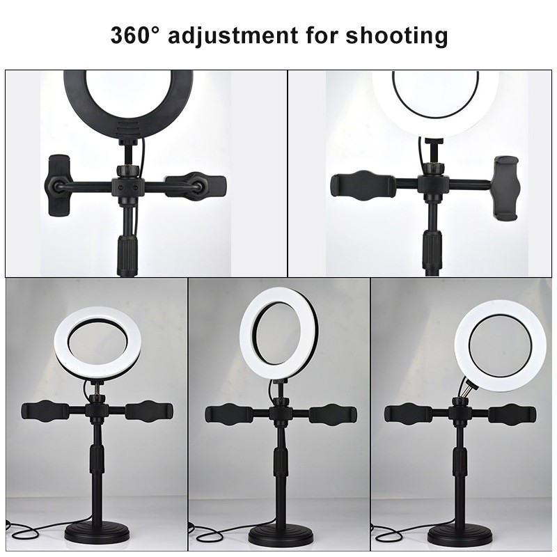 Đèn hỗ trợ livestream để bàn giá rẻ 2 điện thoại 1 đèn sản phẩm đang được săn đón chất lượng đảm bảo và cam kết hàng đúng mô tả