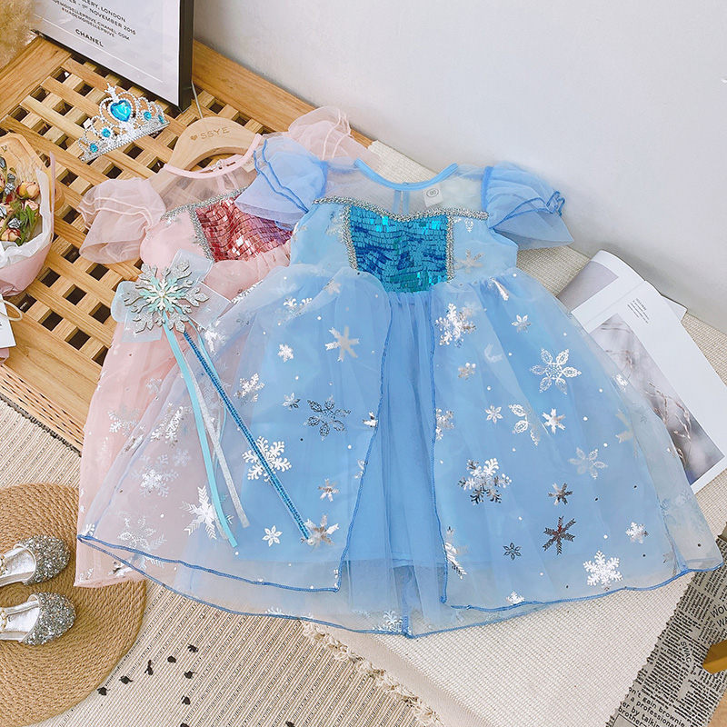 Princess Elsa Dress for Children, Lovely and Fluttering, Lovely Elsa Costume