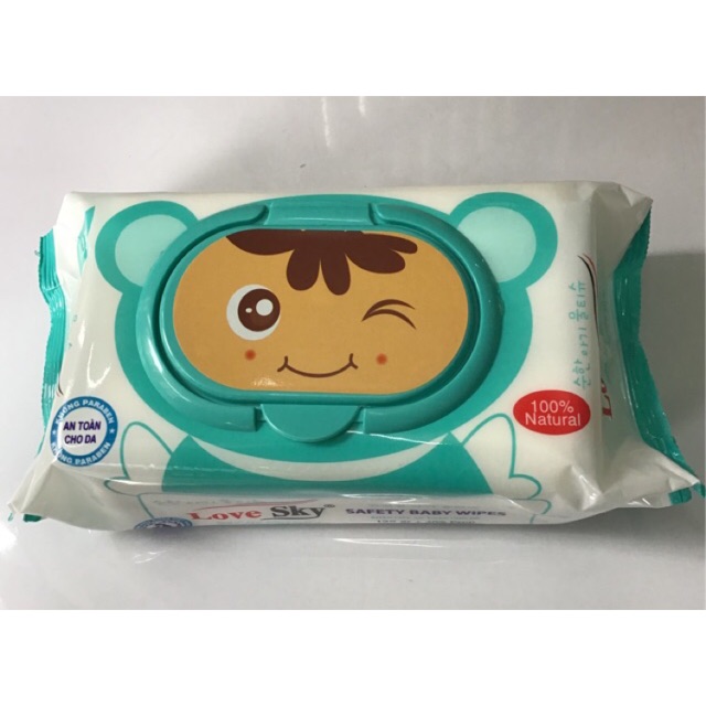 KHĂN ƯỚT KHÔNG MÙI SIZE NHỎ 80Gr