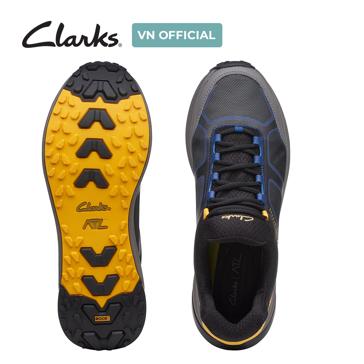 Giày Sneaker Da Nam Clarks - ATL Trail Lo