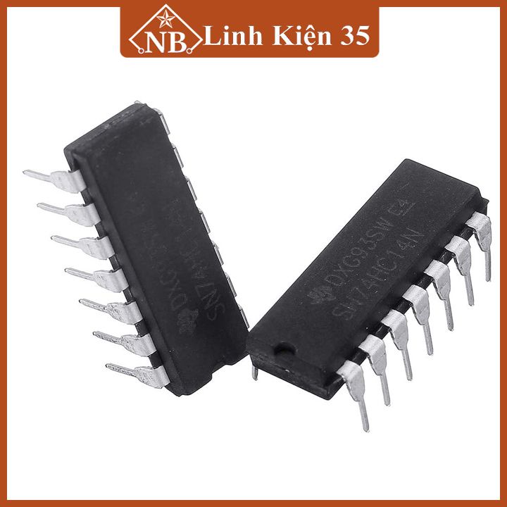 IC 74HC14 DIP14 Hex Inverter Schmitt Trigger - ic chuyển mạch trigger