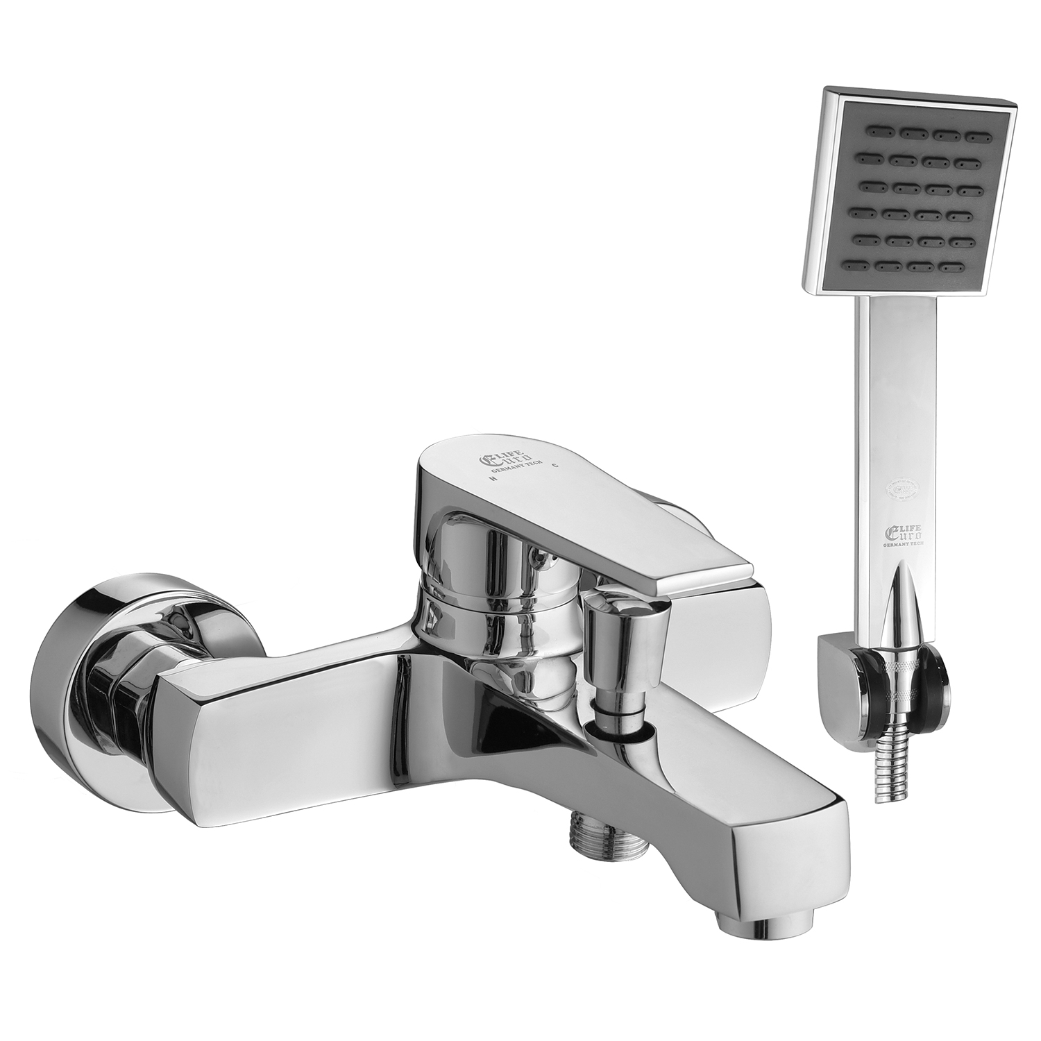 Bộ vòi sen nóng lạnh Eurolife EL-9001 (Trắng bạc)