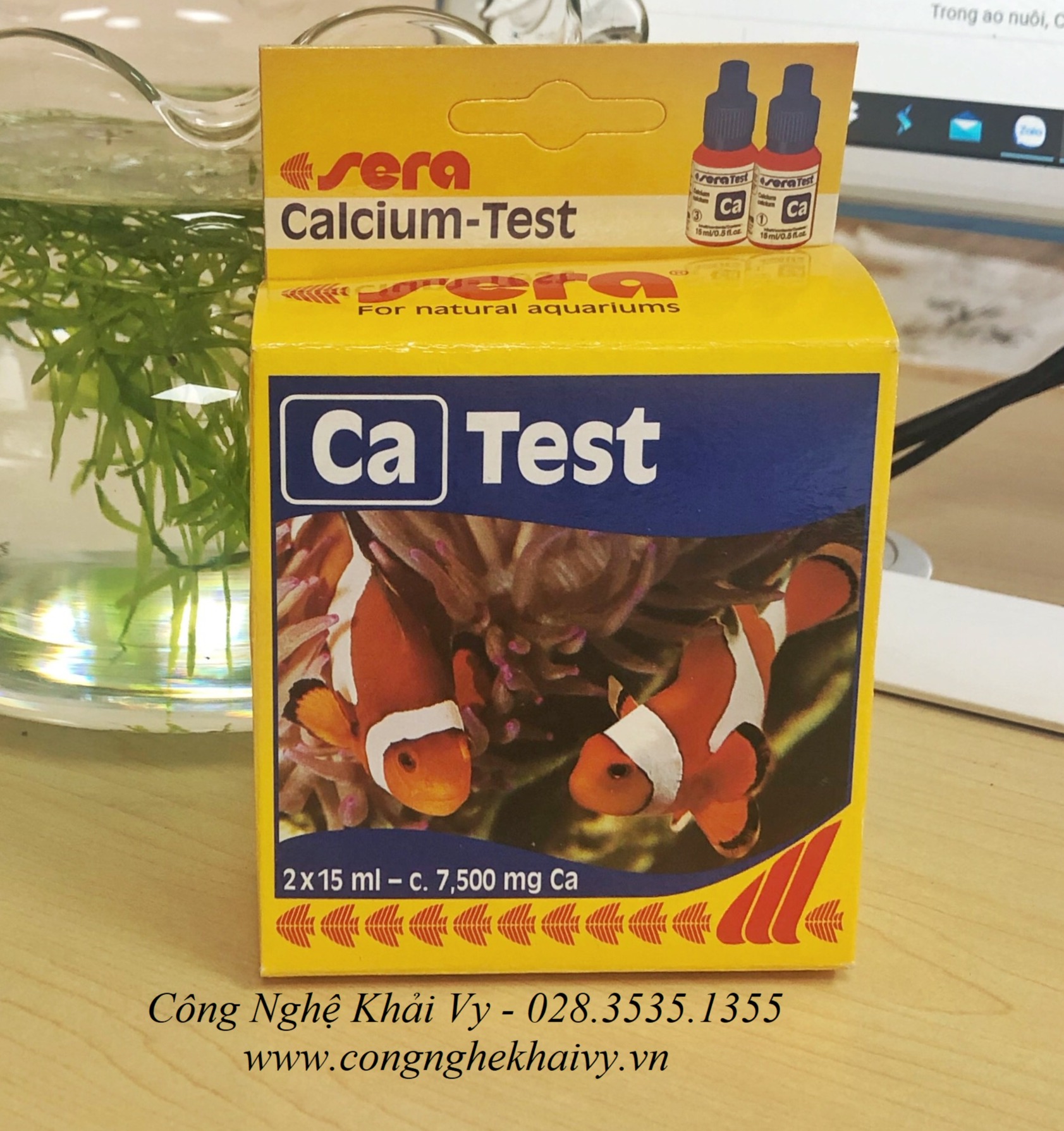 [HCM]Test Ca SERA - Kiểm tra Canxi trong môi trường nước (DATE T04/2023)