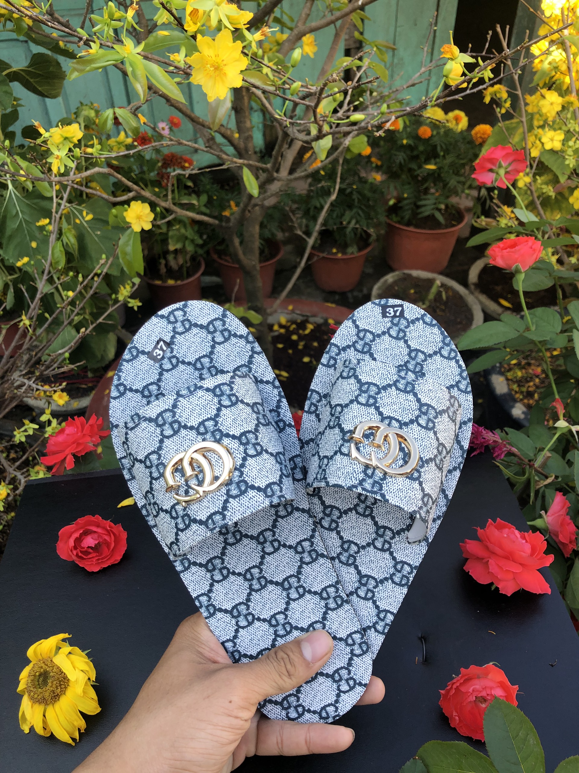 Dép sandal GG thời trang giá rẻ
