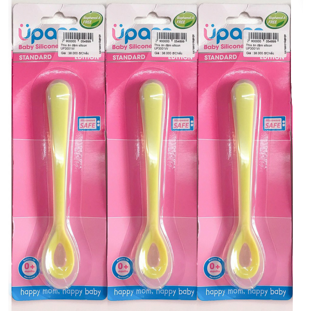 Thìa ăn dặm silicone cho bé UPASS UP3001W