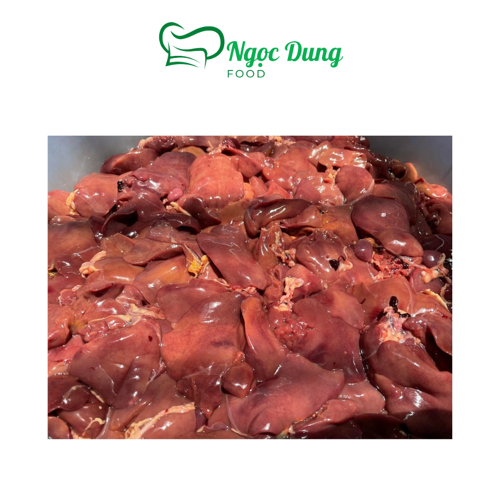 Fresh Chicken Liver Without Gall, 1kg Bag (Express Delivery to Ho Chi Minh City)