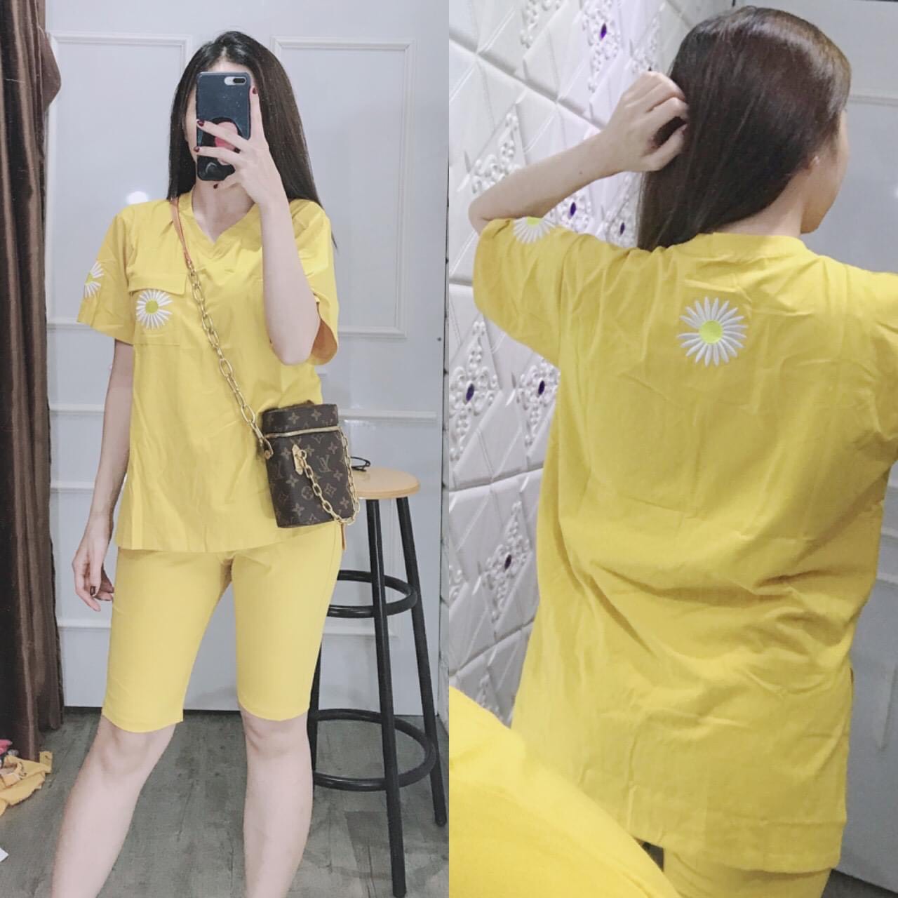 [HCM]BỘ ĐỒ THUN MẶC NHÀ ĐƠN GIẢN-SIZE 40-65KG