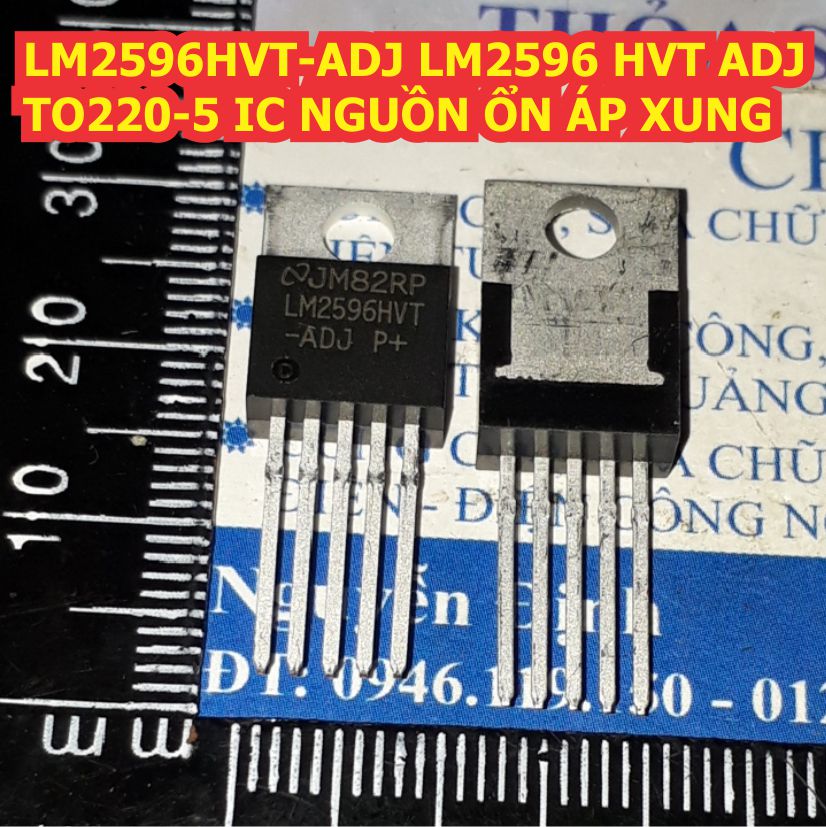 3 con ic lm2596hvt-adj lm2596 hvt adj to220-5 ic nguồn ổn áp xung kde1336
