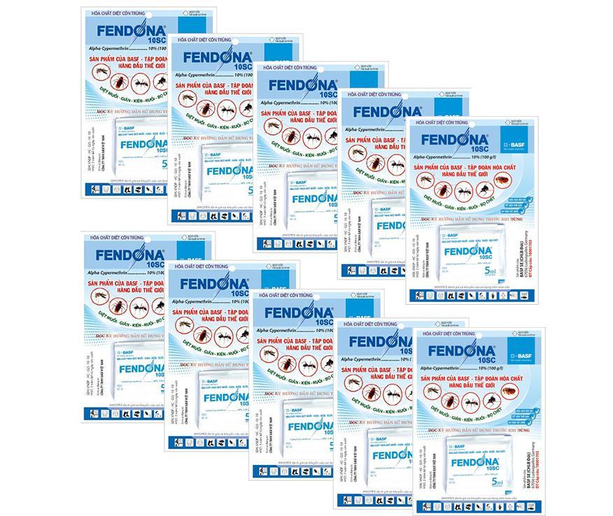 Combo 05 Thuốc diệt kiến gián Fendona 10 SC (5ml)