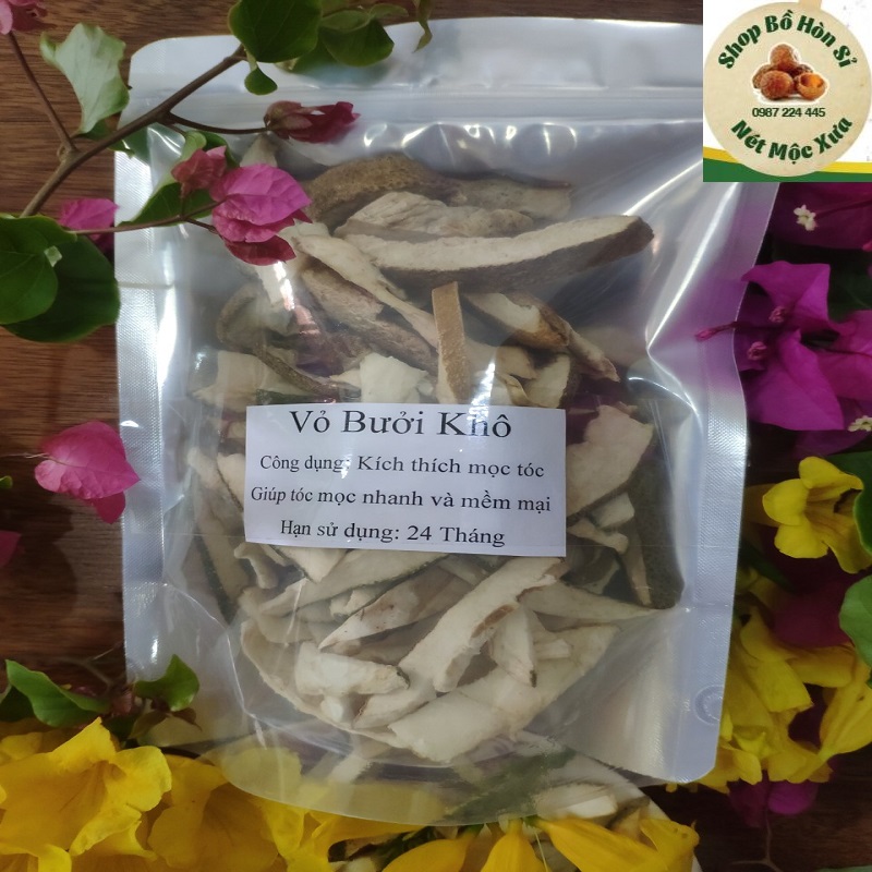 Vỏ Bưởi Khô Gội Đầu 100g