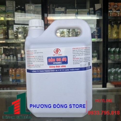 Cồn 90 độ can 5 lít