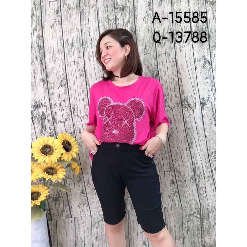 Quần BIG SIZE ngố 5 tấc trơn KO rách 13788