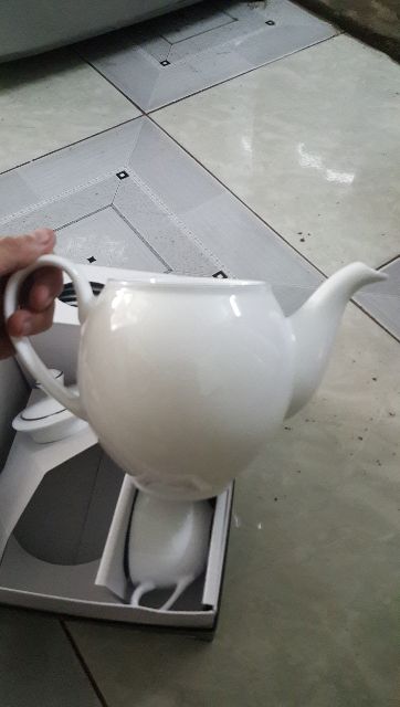 [HCM]Bộ Bình Trà 0.8L Camellia Sứ Minh Long 1 ( Chỉ Xanh Dương)