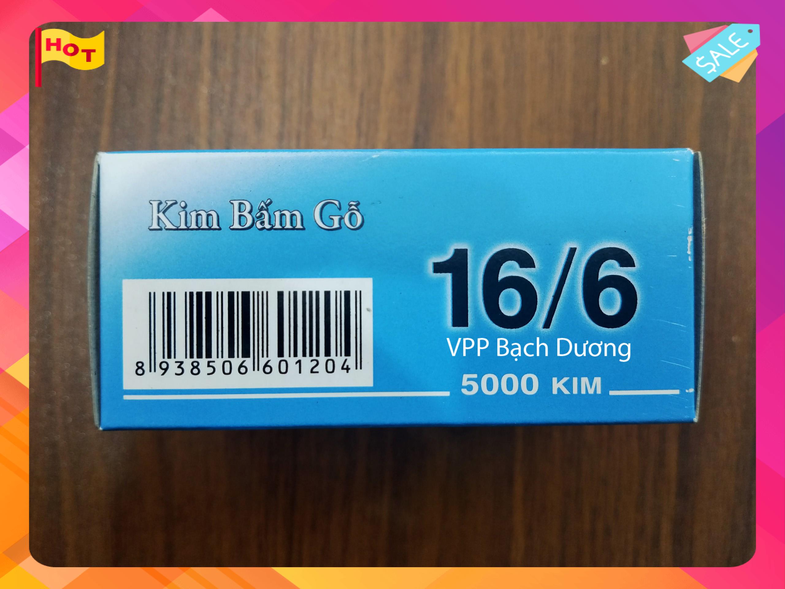 Kim bấm gỗ 16/6 Việt Đức - hộp/5000 kim
