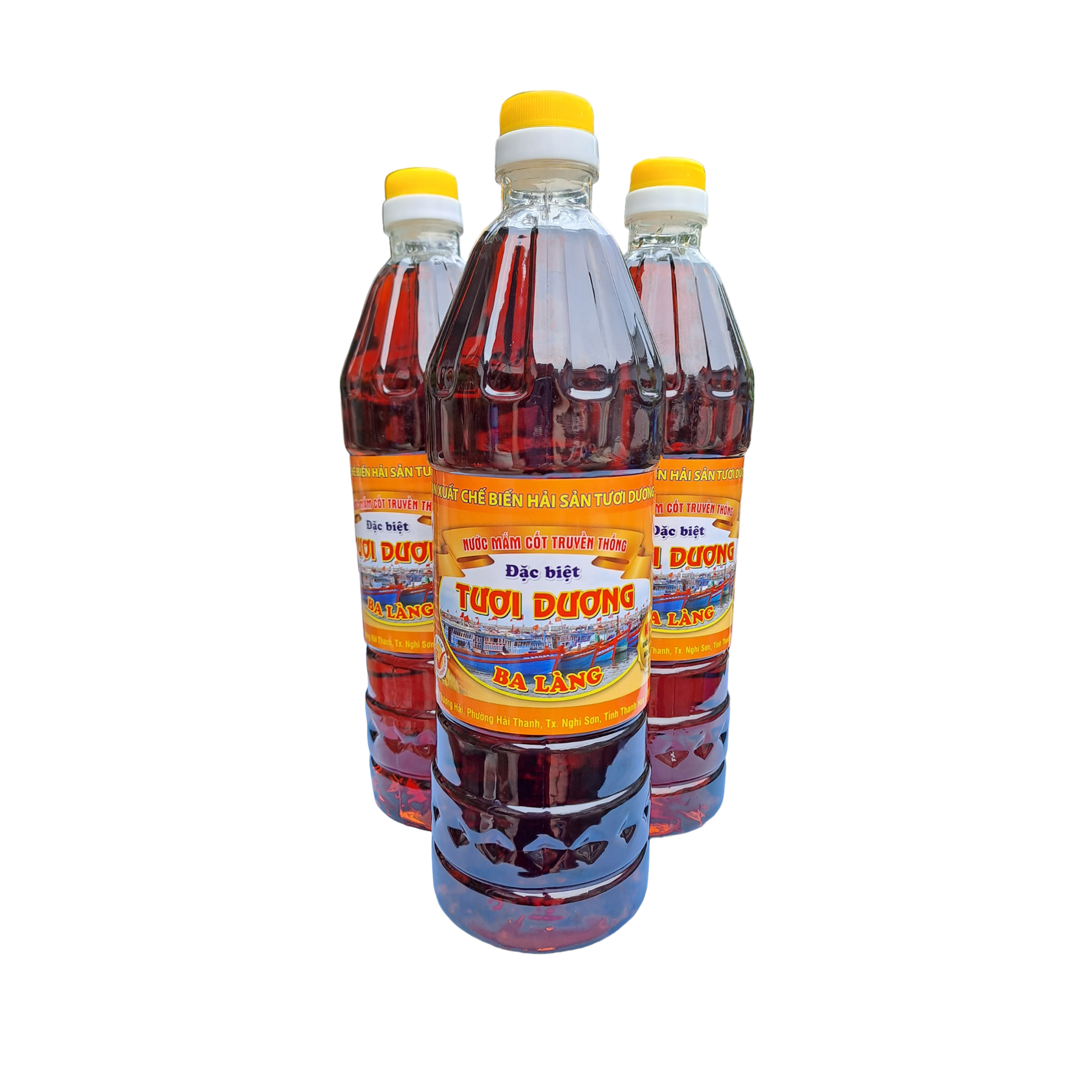 Nước mắm Ba Làng cốt cá cơm 1Lít đặc biệt
