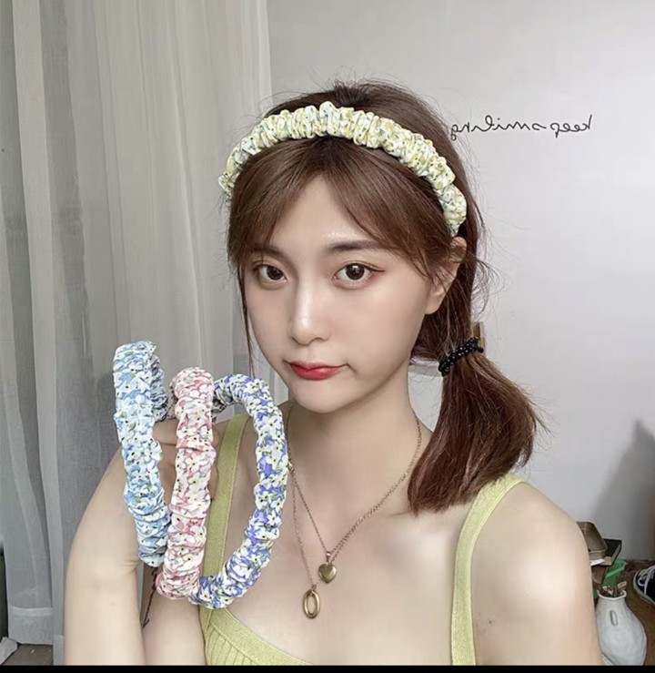 Bờm cài tóc nữ vải nhún - phukienteen