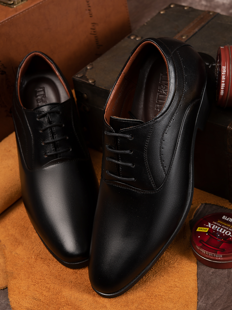 [6CM] shoes high male T&TRA T08 Black