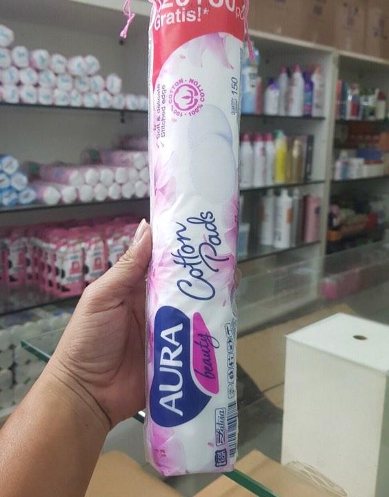 [HCM]Combo 2 Bông tẩy trang Aura 150 miếng