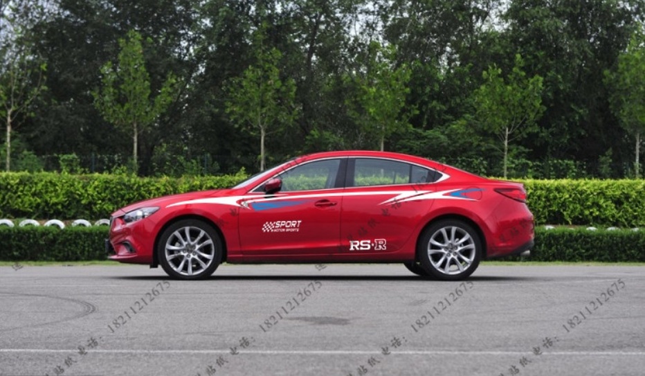 Tem dán sườn xe phong cách thể thao TX05